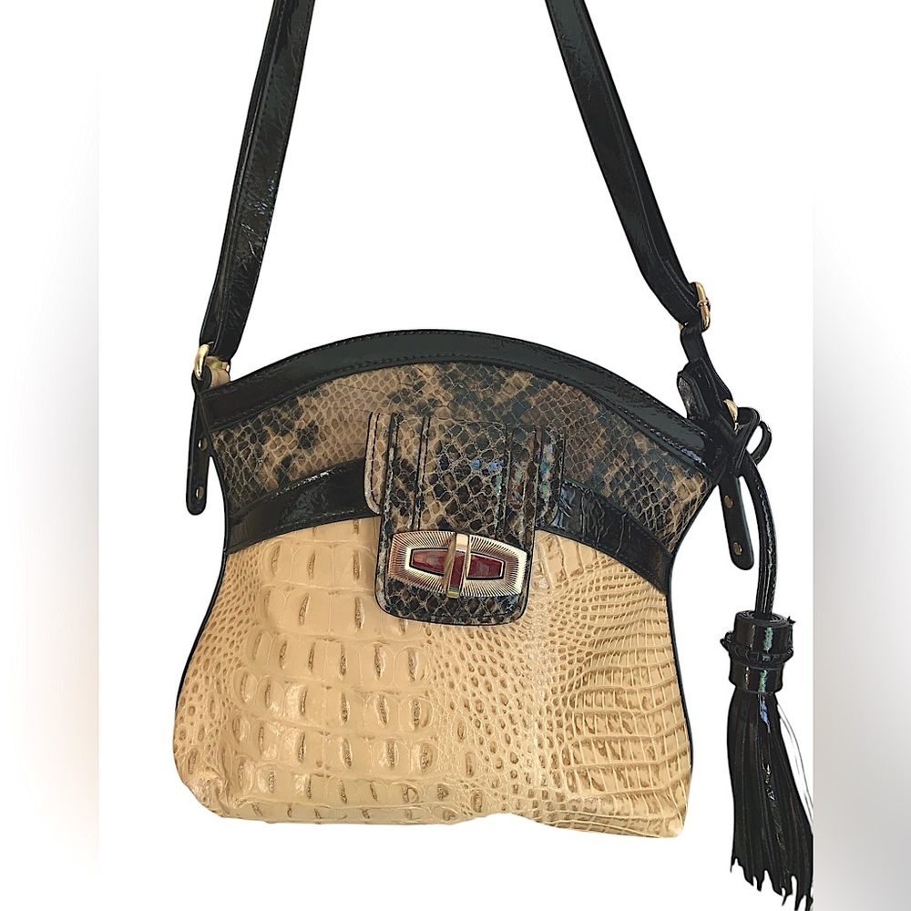 Vintage MC Leather Shoulder Bag